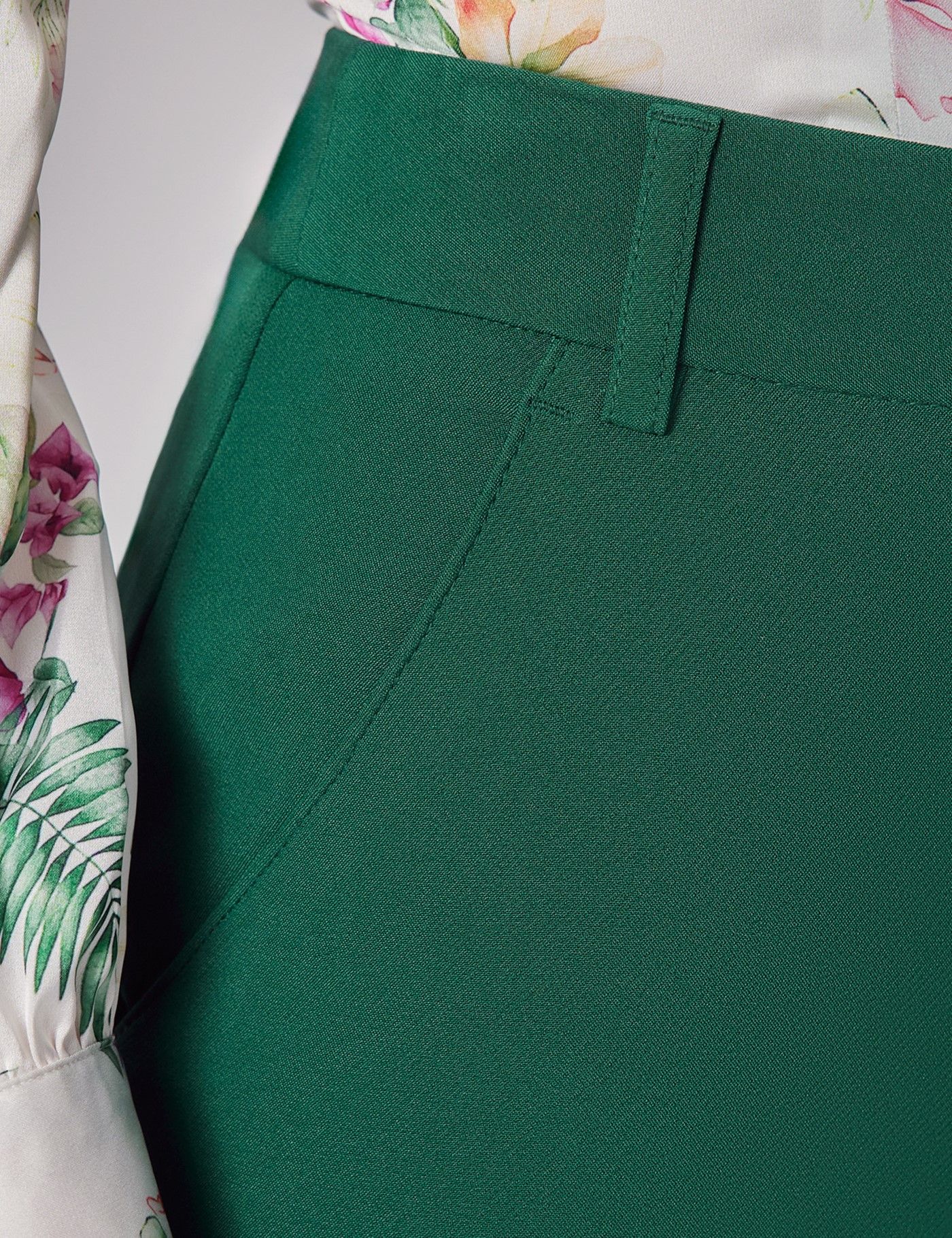 Dark Green Suit Pants-preview
