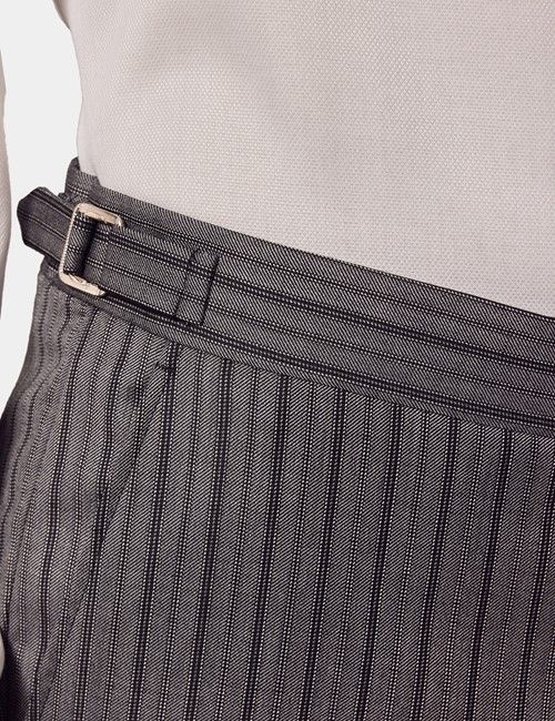 Tailored Fit Grey Striped 1913 Morning Suit Pants-preview