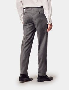 Tailored Fit Grey Striped 1913 Morning Suit Pants-preview2