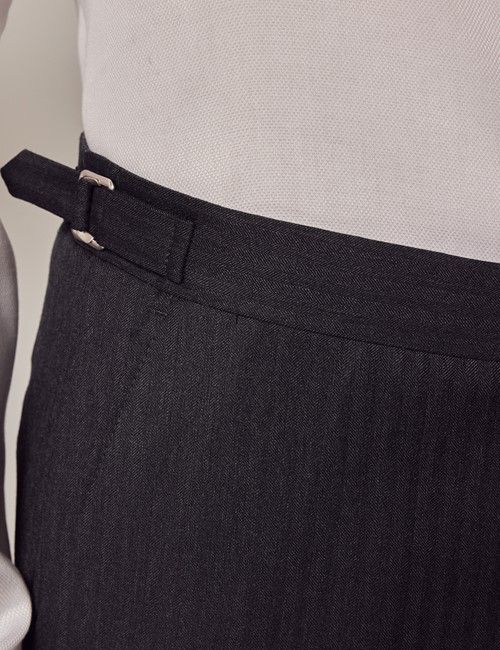 Charcoal Italian Wool Morning Suit Pants – 1913 Collection-preview