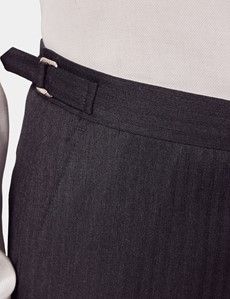 Charcoal Italian Wool Morning Suit Pants – 1913 Collection-preview1