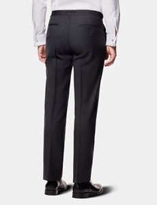 Tailored Fit Charcoal 1913 Morning Suit Trousers With Side Adjusters
