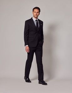 Tailored Fit Black Twill 1913 Suit Pants-preview4