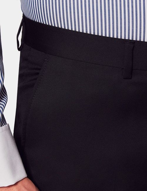 Tailored Fit Black Twill 1913 Suit Pants-preview