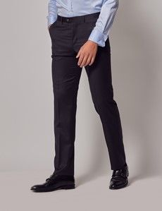 Charcoal Twill Italian Tailored Suit Pants - 1913 Collection-preview3