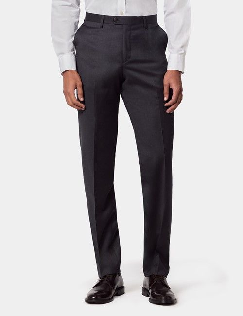 Tailored Fit Charcoal Twill 1913 Suit Pants