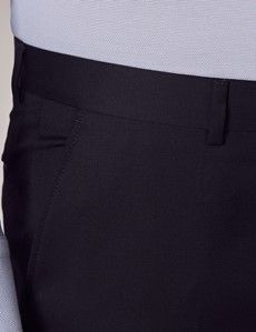 Navy Twill Italian Tailored Suit Pants - 1913 Collection-preview1