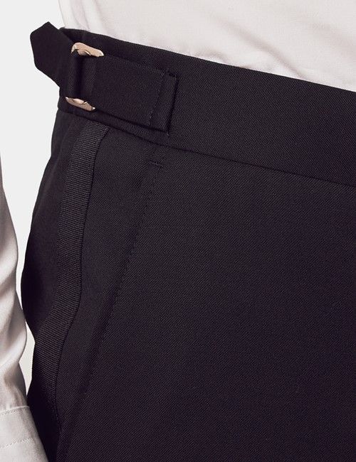Tailored Fit Black 1913 Dinner Suit Pants-preview