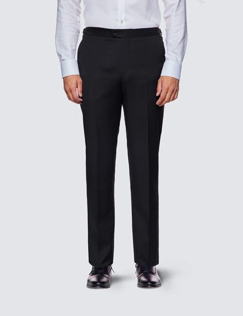 Black Italian Wool Morning Suit Pants – 1913 Collection