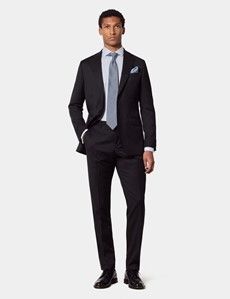 Slim Fit Black 1913 Suit Pants-preview3