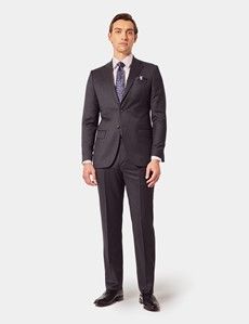 Slim Fit Charcoal 1913 Suit Pants-preview3