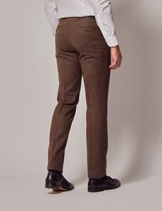 Brown Tweed Slim Suit Pants  - 1913 Collection-preview2
