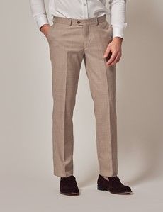 Stone Tailored Sharkskin Italian Suit Pants - 1913 Collection-preview4