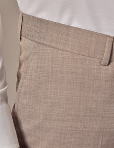 Stone Tailored Sharkskin Italian Suit Pants - 1913 Collection-preview1