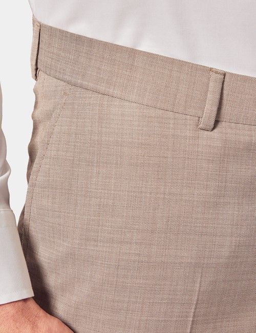 Tailored Fit Stone Sharkskin 1913 Suit Pants-preview