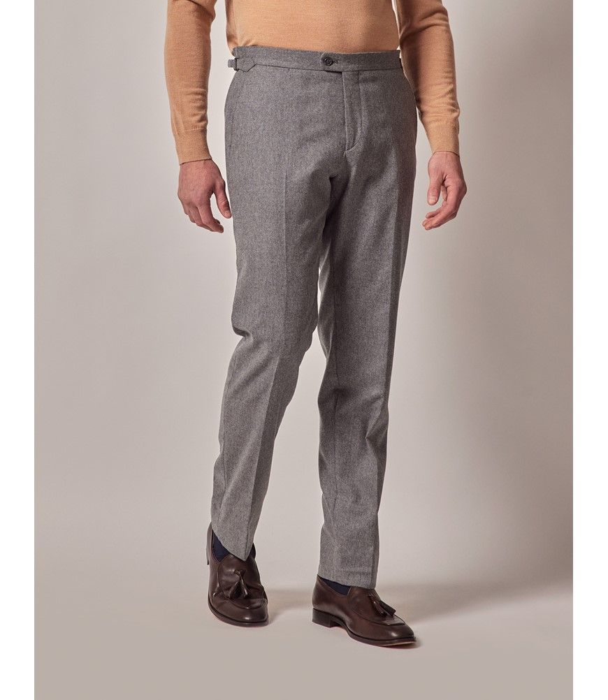 FENDART FENDARL SIDE ADJUSTER 1TUCK FEATURE TACK PANTS 40