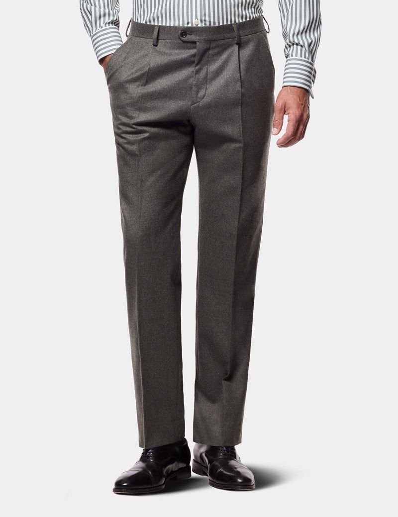 Tailored Fit Olive 1913 Suit Trousers thumbnail 2