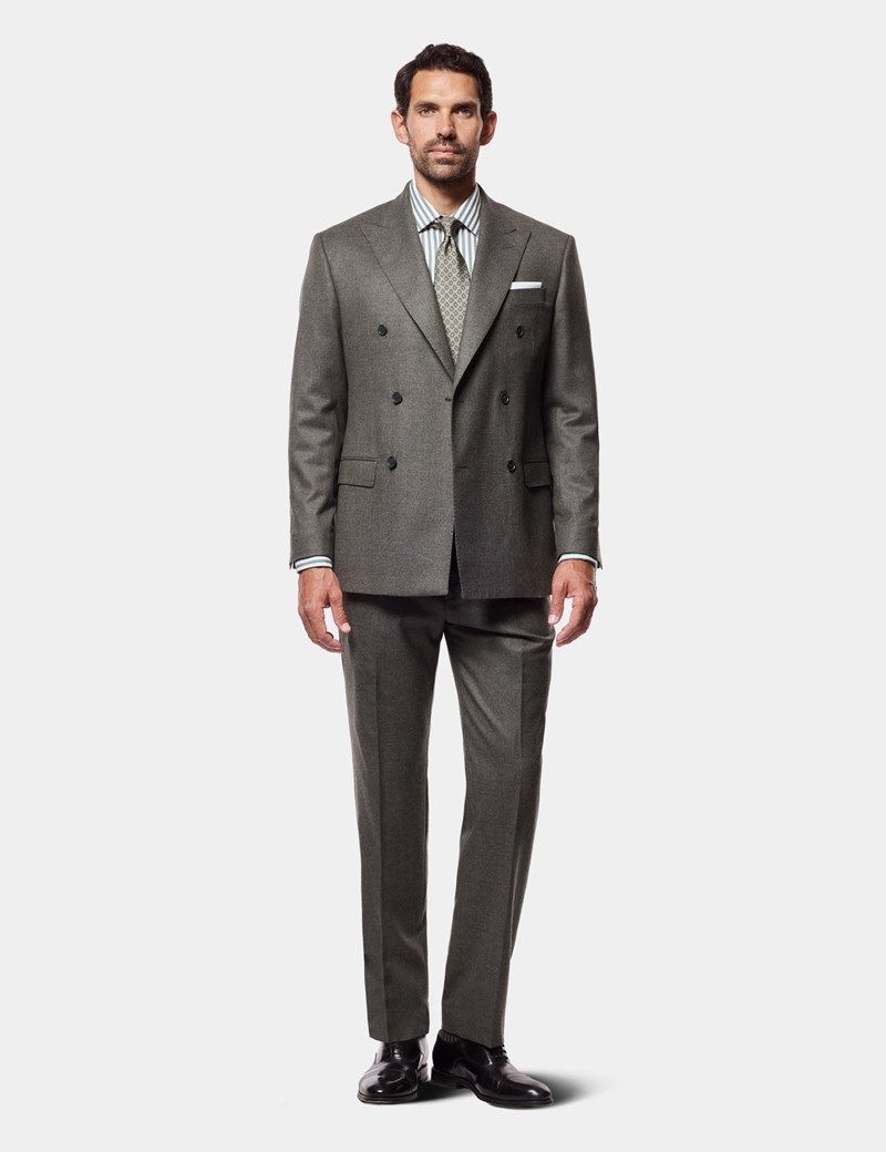 Tailored Fit Olive 1913 Suit Trousers thumbnail 5