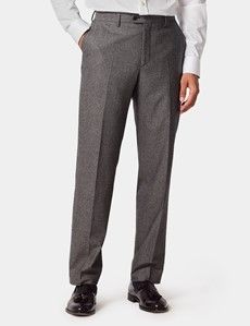 Tailored Fit Taupe Herringbone 1913 Suit Trousers