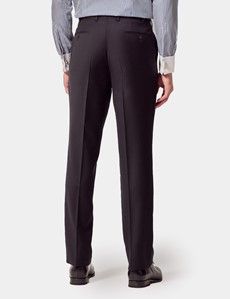 Tailored Fit Black Twill Suit Pants-preview2