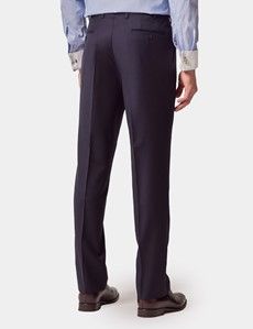 Tailored Fit Navy Twill Suit Pants-preview2