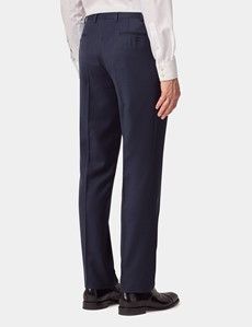 Tailored Fit Navy Birdseye Suit Pants-preview2