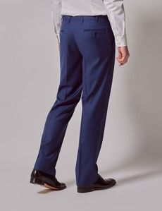 Royal Blue Twill Classic Suit Trousers-preview2