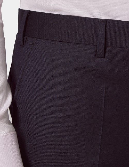 Classic Fit Navy Twill Suit Pants-preview