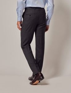 Charcoal Twill Slim Suit Pants-preview2