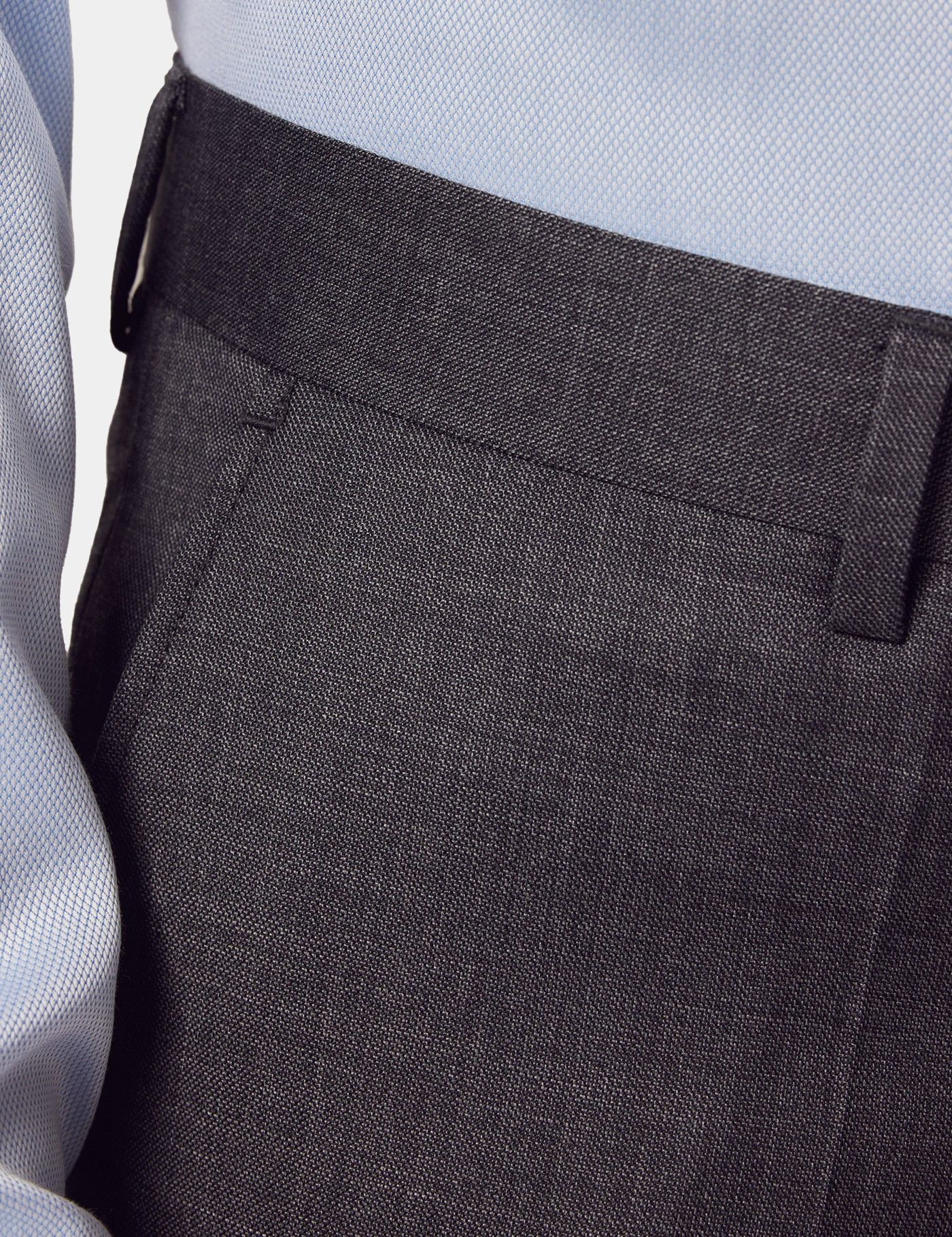 Slim Fit Charcoal Twill Suit Pants-preview