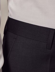 Dark Charcoal Twill Slim Suit Pants-preview1