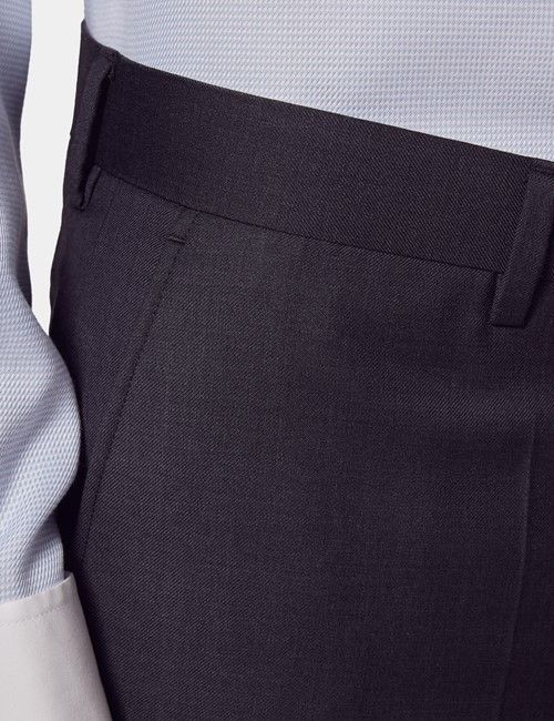 Slim Fit Dark Charcoal Twill Suit Pants-preview