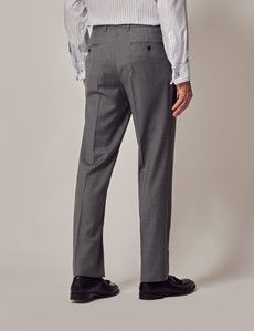 Mid Grey Twill Slim Suit Pants-preview2