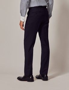 Navy Twill Slim Suit Pants-preview2