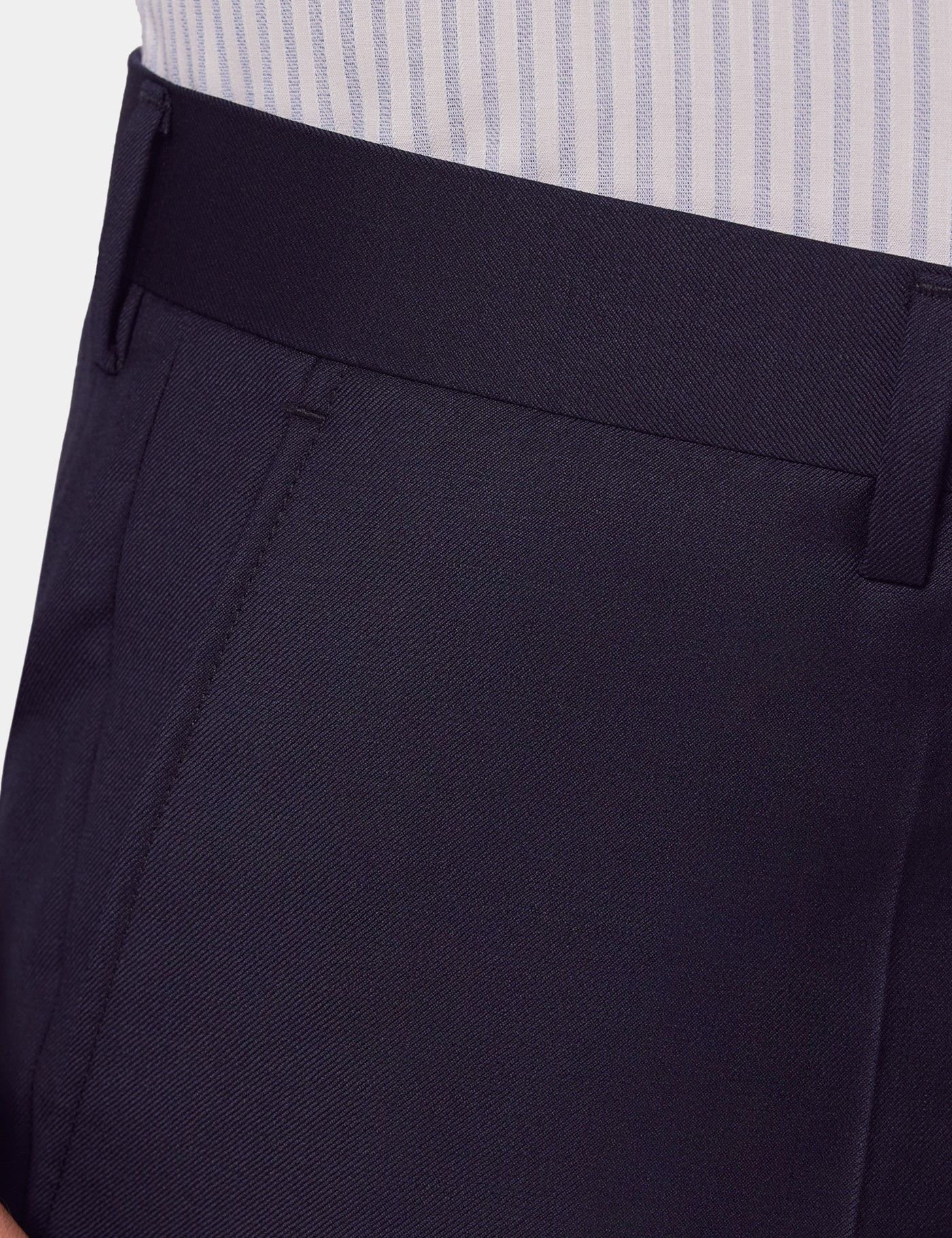 Slim Fit Navy Twill Suit Pants-preview