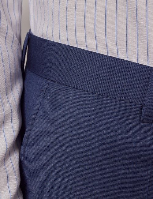 Mid Blue Sharkskin Slim Suit Pants-preview