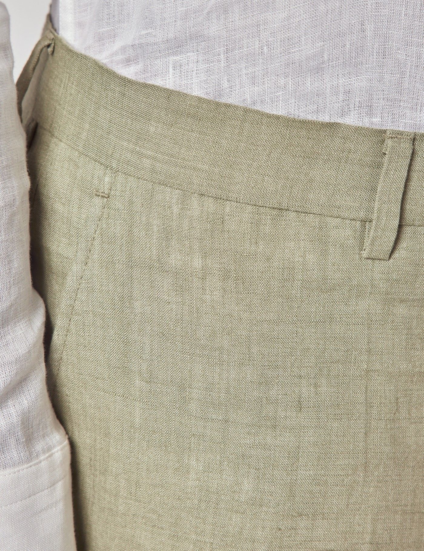 Slim Fit Green Suit Pants-preview