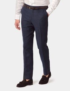 Slim Fit Navy Suit Trousers