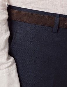 Slim Fit Navy Suit Trousers