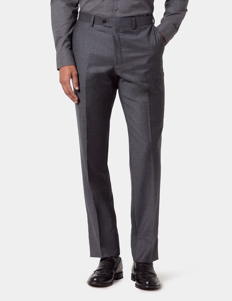 Slim Fit Dark Grey Suit Trousers
