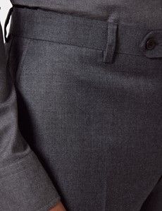 Slim Fit Dark Grey Suit Trousers