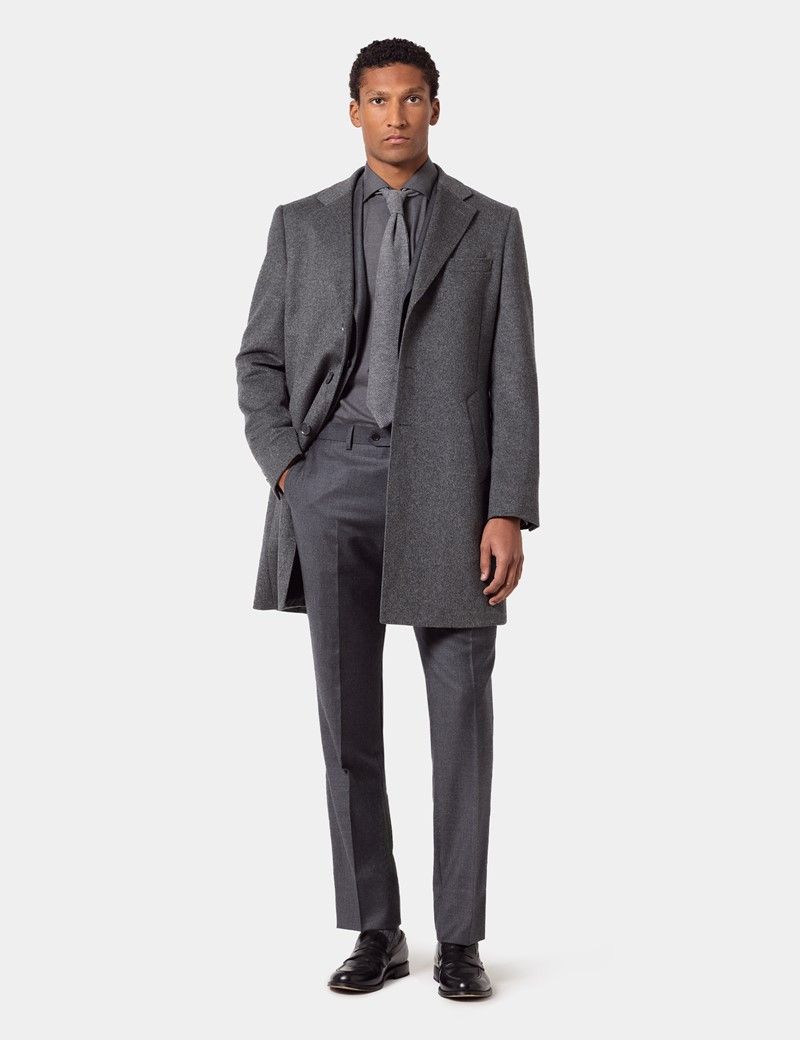 Slim Fit Dark Grey Suit Trousers thumbnail 5