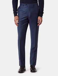 Slim Fit Dark Blue Trousers