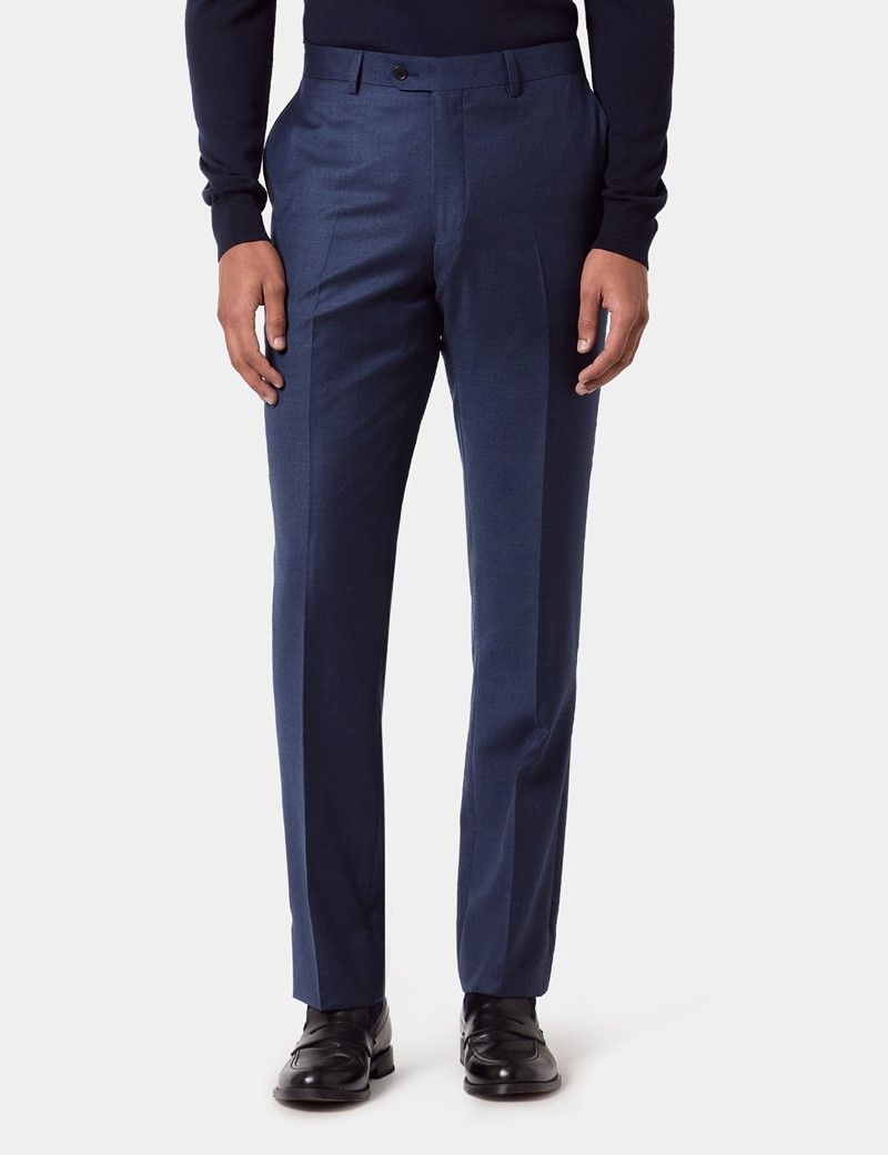 Slim Fit Dark Blue Trousers