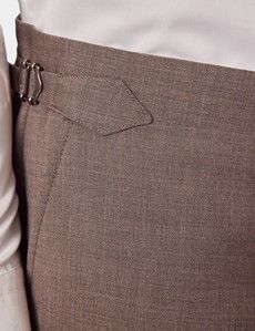 Slim Fit Brown Pants-preview1