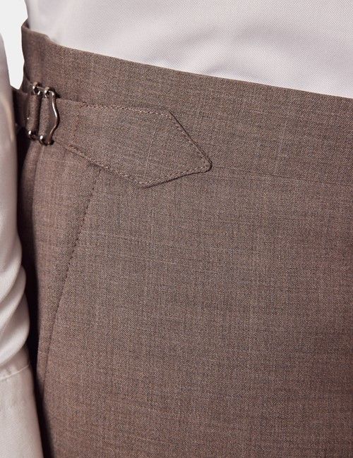 Slim Fit Brown Pants-preview