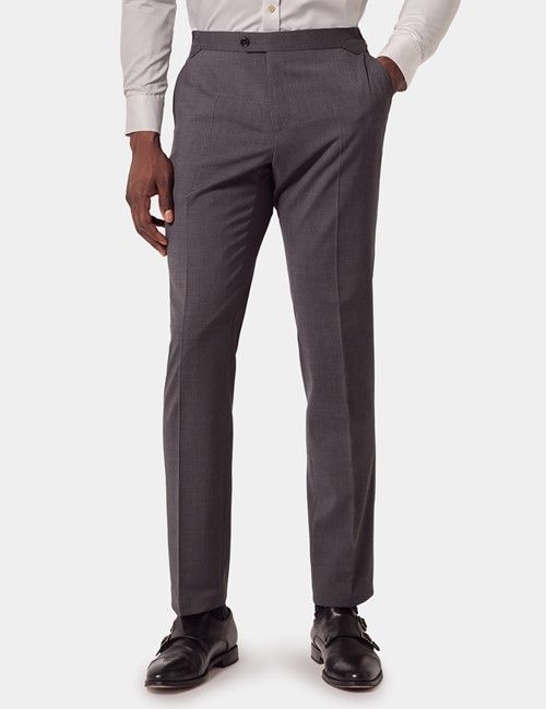 Slim Fit Dark Grey Suit Pants
