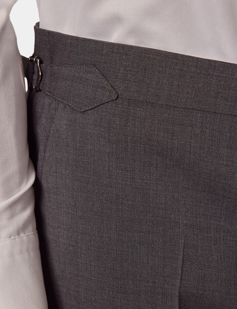Slim Fit Dark Grey Trousers