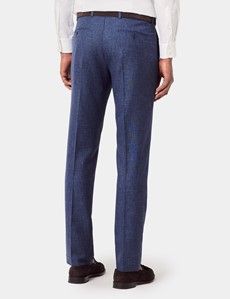 Tailored Fit Blue Semi Plain 1913 Suit Pants-preview2