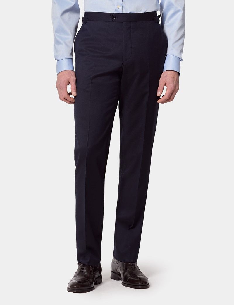 Slim Fit Navy Twill 1913 Suit Trousers